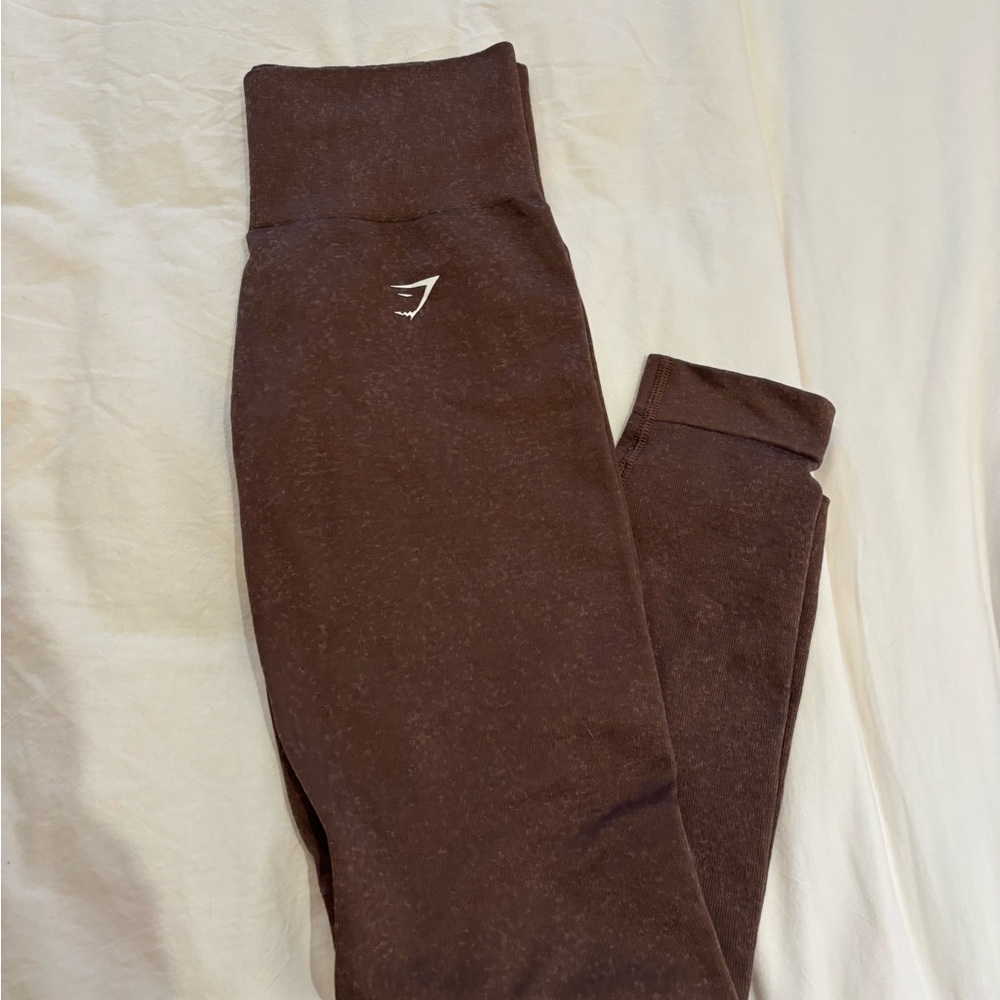 Brown gymshark adapt fleck High-Waisted Leggings